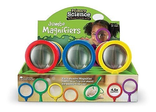 Learning Resources Primary Science Jumbo Magnifier, 12/Set (LER2775)