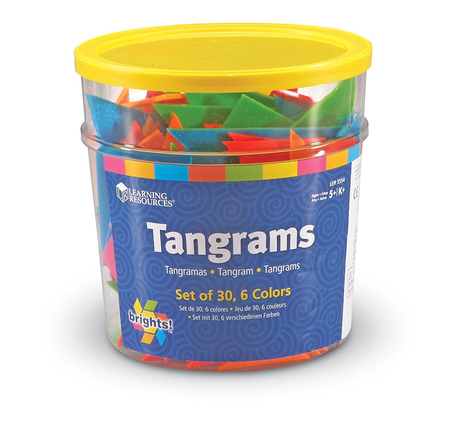 Learning Resources Bright's! Tangrams Classpack (LER3554)