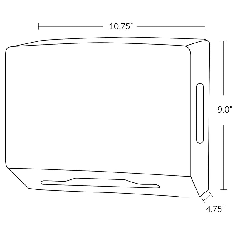 Scott Scottfold Folded Towel Dispenser, White (09214)