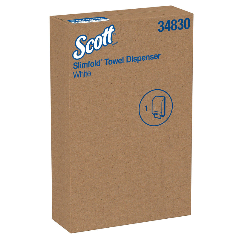 Scott Slimfold Folded Towel Dispenser, White (34830)