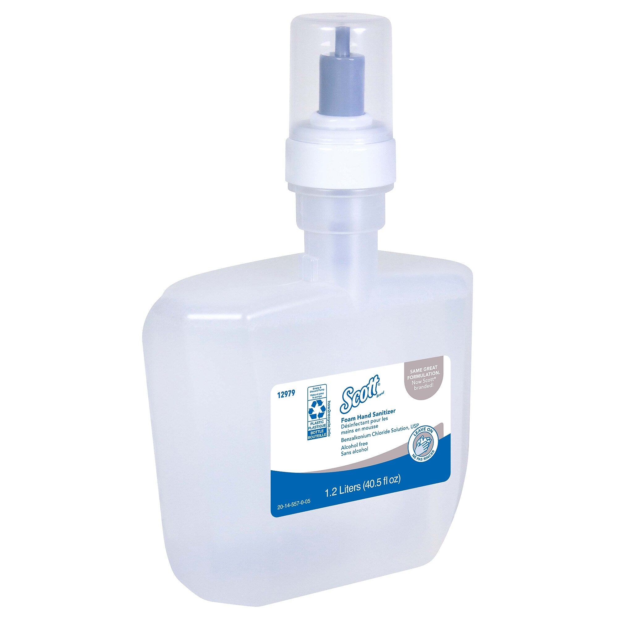 Kleenex Foaming Hand Sanitizer Dispenser Refills, 1200 mL., 2/Carton (12979)