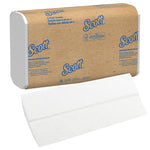 Scott Essential Recycled C-Fold Paper Towels, 1-ply, 200 Sheets/Pack, 12 Packs/Carton (01510)