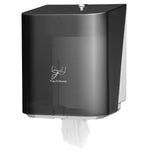 Kimberly Clark® IN-SIGHT® Roll Control Center Pull Dispenser, Smoke, 12 1/2"H x 10"W x 10 13/20"D