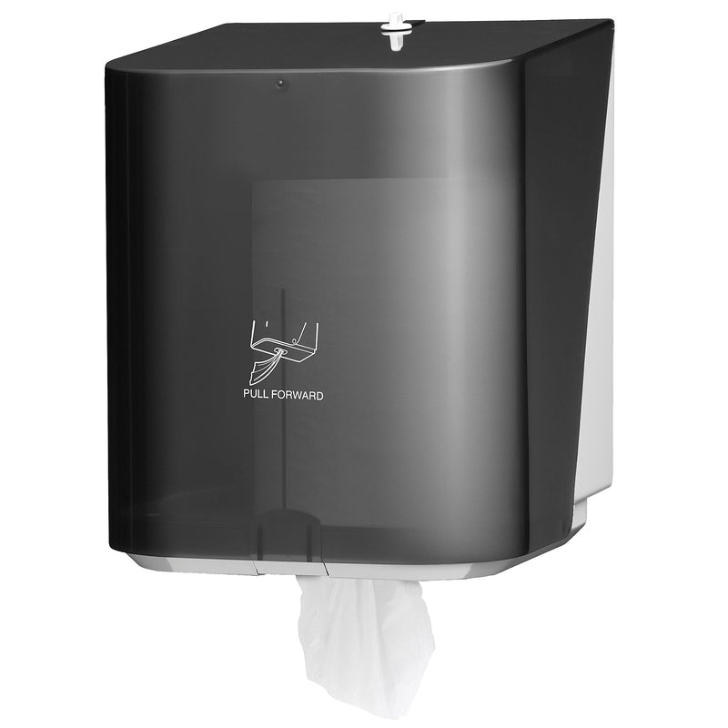 Kimberly Clark® IN-SIGHT® Roll Control Center Pull Dispenser, Smoke, 12 1/2"H x 10"W x 10 13/20"D