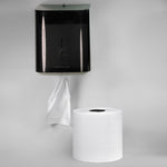 Kimberly Clark® IN-SIGHT® Roll Control Center Pull Dispenser, Smoke, 12 1/2"H x 10"W x 10 13/20"D