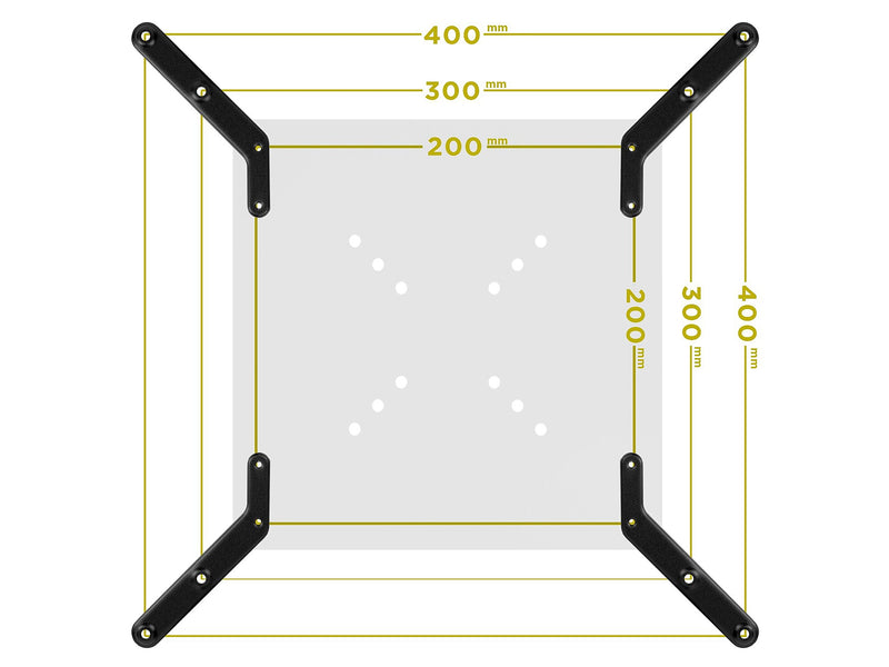 Mount-It! Mount Adapter Kit for TV Mount, 66 lbs. Max. (MI-791)