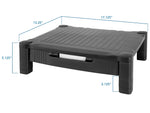 Mount-It! Plastic/Poly Stand, Black (MI-7853A)