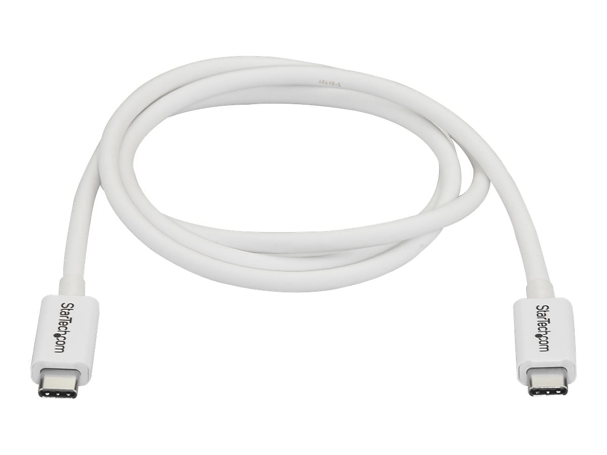 StarTech 3.3' USB Thunderbolt 3, White (TBLT3MM1MW)
