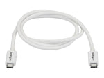 StarTech 3.3' USB Thunderbolt 3, White (TBLT3MM1MW)