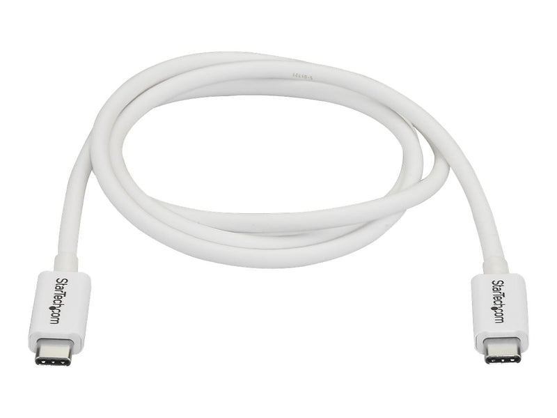 StarTech 3.3' USB Thunderbolt 3, White (TBLT3MM1MW)