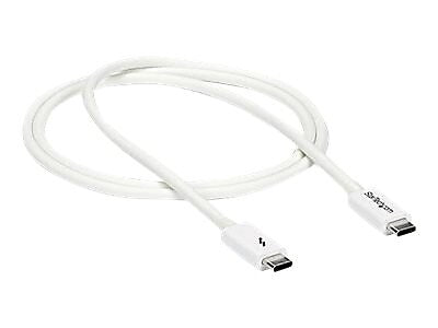 StarTech 3.3' USB Thunderbolt 3, White (TBLT3MM1MW)