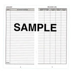 Dome Auto Mileage Log Record Book, 3.25" x 6.25", Gray (770)