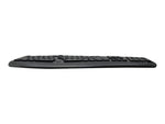 Adesso Tru-Form Media Wireless Ergonomic Keyboard and Optical Mouse Combo, Black (WKB-1600CB)