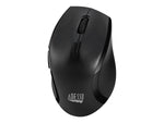 Adesso Tru-Form Media Wireless Ergonomic Keyboard and Optical Mouse Combo, Black (WKB-1600CB)
