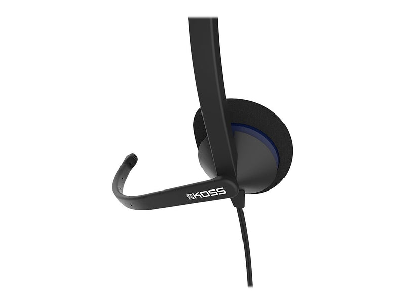 Koss Stereo Headset, Over-the-Head, Black (CS200USB)