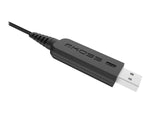 Koss Stereo Headset, Over-the-Head, Black (CS200USB)