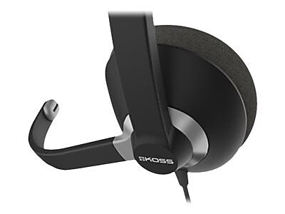 Koss CS 295-USB Mono Headset, Over-the-Head, Black (194168)
