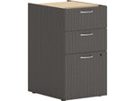 HON Mod 15" Pedestal, Slate Teak (HLPLPSBBF.LSL1)