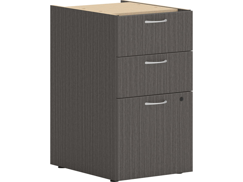 HON Mod 15" Pedestal, Slate Teak (HLPLPSBBF.LSL1)