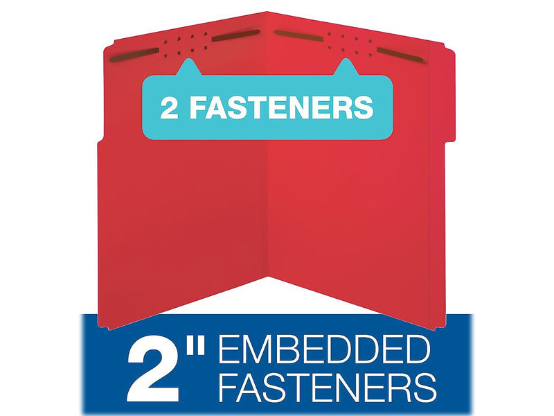 Pendaflex Recycled Reinforced Classification Folder, Letter Size, Red, 50/Box (22740)