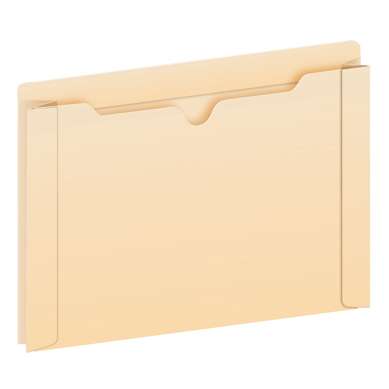 Pendaflex Smart Shield Manila Reinforced File Jackets, Top Tab, 2" Expansion, Letter Size, 50/Box (22025EE)