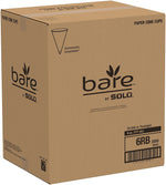 Solo Bare® Eco-Forward® Cold Cups, 6 oz., White, 5000/Carton (6RB-2050/GR2050)