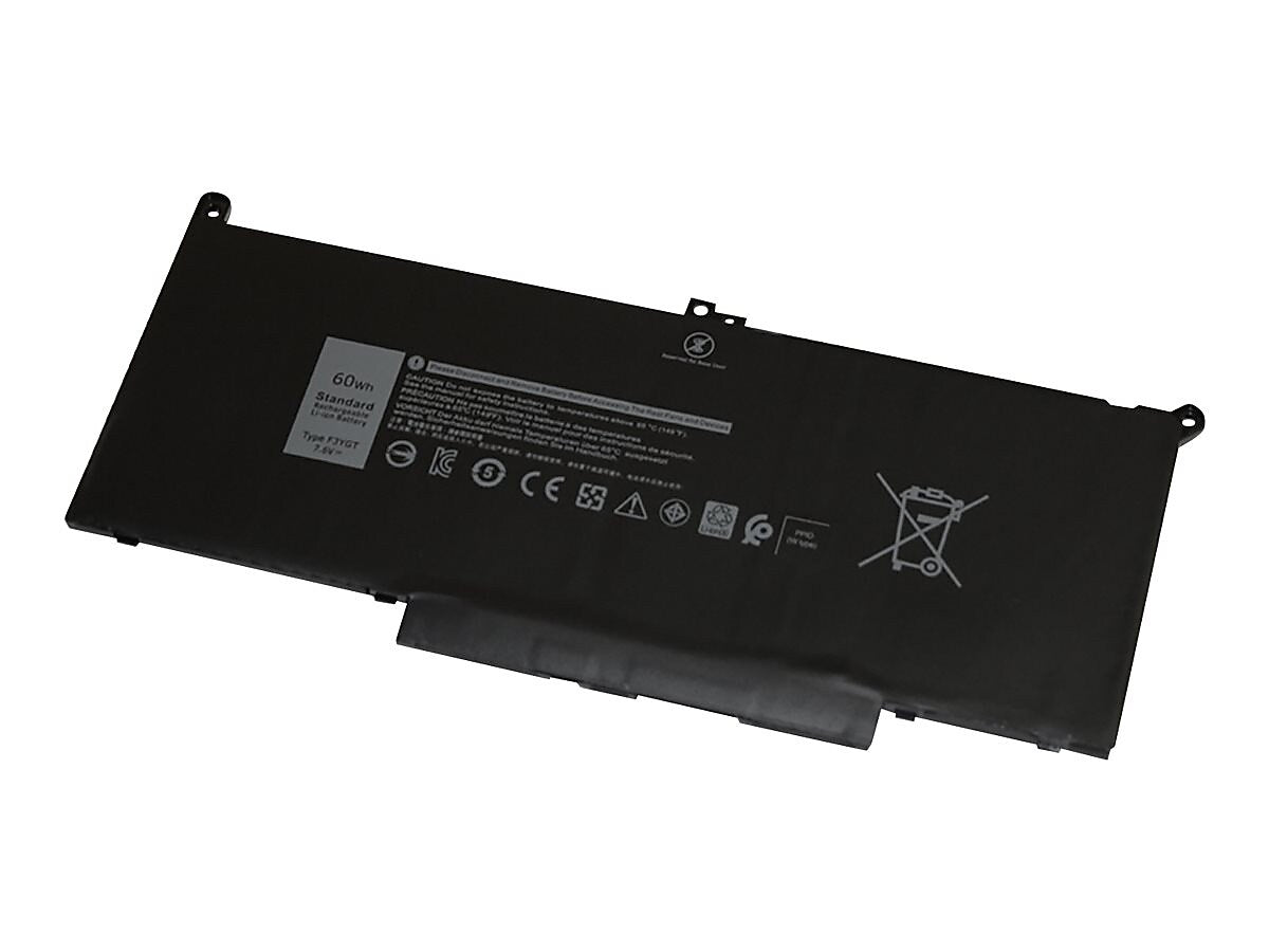 V7 Li-Poly Laptop Battery for Dell Laptops 7894mAh (F3YGT-V7)