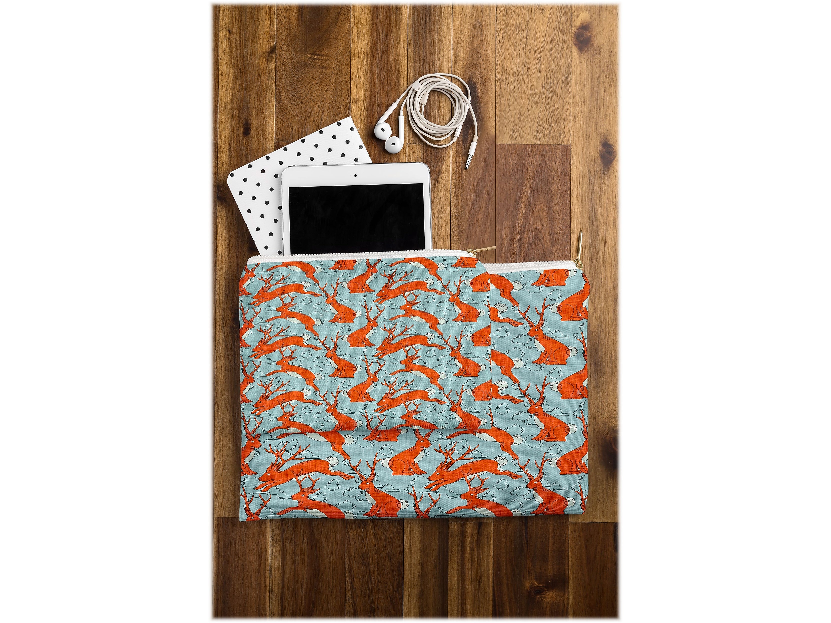 DENY Designs Holli Zollinger 8.5" Polyester Travel Pouch, Water Resistant, Multicolored  (61901-wpofsm)