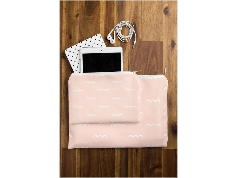 DENY Designs Kelly Haines 8.5" Polyester Travel Pouch, Water Resistant, Multicolored (61901-wpofsm)