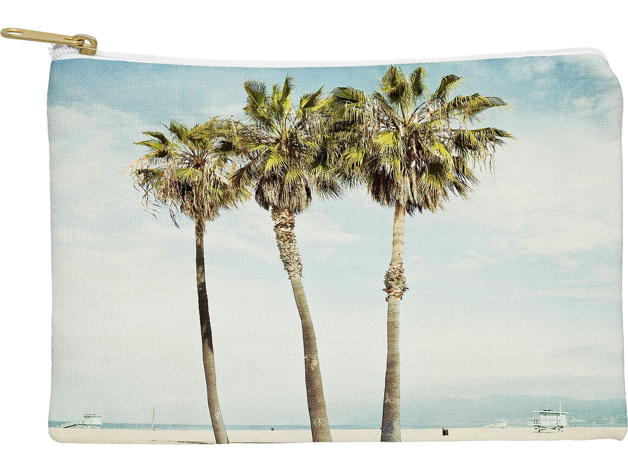 DENY Designs Bree Madden 8.5" Polyester Travel Pouch, Water Resistant, Multicolored (61901-wpofsm)