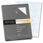 Southworth Parchments 8.5" x 11" Multipurpose Paper, 24 Lbs., 100 Brightness, Blue, 100/Box (P964CK)