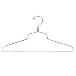 Nahanco 16" Metal Shirt/Dress Hangers, Chrome, 100/Pack (SLD-16)