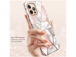 i-Blason Cosmo MagSafe Rugged Case for iPhone 12 Pro Max, Marble Pink (iPhone2020-6.7-Cosmo-SP-Marble)