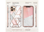 i-Blason Cosmo MagSafe Rugged Case for iPhone 12 Pro Max, Marble Pink (iPhone2020-6.7-Cosmo-SP-Marble)