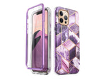 i-Blason Cosmo MagSafe Rugged Case for iPhone 12 Pro Max, Marble Purple (iPhone2020-6.7-Cosmo-SP-Ameth)