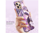 i-Blason Cosmo MagSafe Rugged Case for iPhone 12 Pro Max, Marble Purple (iPhone2020-6.7-Cosmo-SP-Ameth)