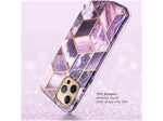 i-Blason Cosmo MagSafe Rugged Case for iPhone 12 Pro Max, Marble Purple (iPhone2020-6.7-Cosmo-SP-Ameth)