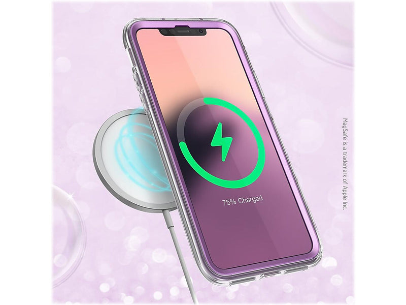 i-Blason Cosmo MagSafe Rugged Case for iPhone 12 Pro Max, Marble Purple (iPhone2020-6.7-Cosmo-SP-Ameth)