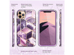 i-Blason Cosmo MagSafe Rugged Case for iPhone 12 Pro Max, Marble Purple (iPhone2020-6.7-Cosmo-SP-Ameth)