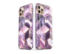 i-Blason Cosmo MagSafe Rugged Case for iPhone 12 Pro Max, Marble Purple (iPhone2020-6.7-Cosmo-SP-Ameth)