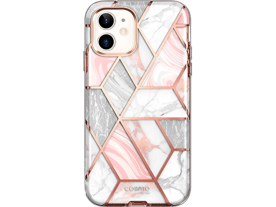 i-Blason Cosmo MagSafe Rugged Case for iPhone 12 mini, Marble Pink (iPhone2020-5.4-Cosmo-SP-Marble)