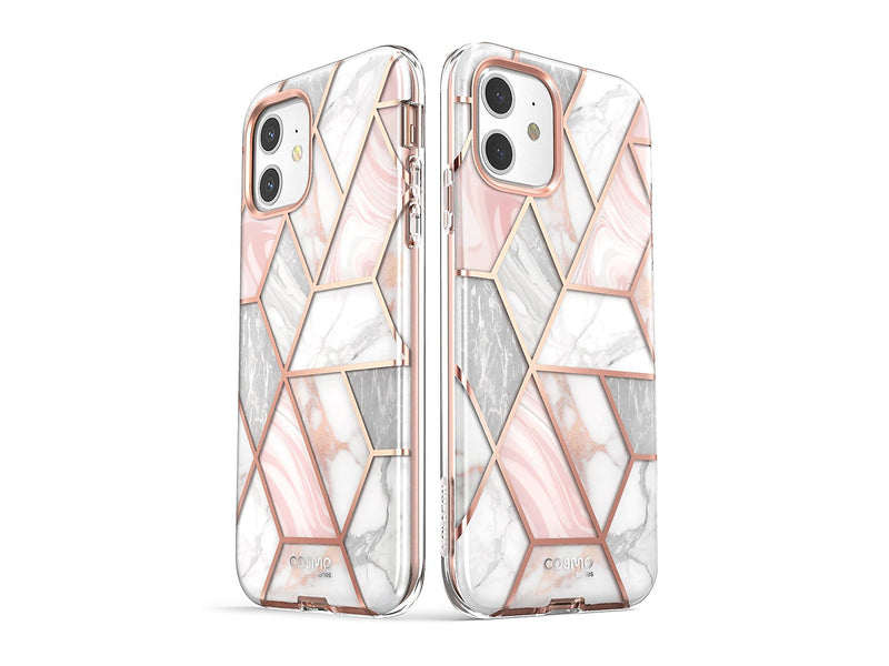 i-Blason Cosmo MagSafe Rugged Case for iPhone 12 mini, Marble Pink (iPhone2020-5.4-Cosmo-SP-Marble)