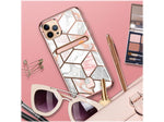 i-Blason Cosmo Wallet Case for iPhone 12 Pro Max, Marble Pink (iPhone2020-6.7-CosCard-Marble)