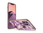 i-Blason Cosmo Snap Rugged Case for iPhone 12 Pro Max, Marble Purple (iPhone2020-6.7-CosSnap-Ameth)