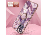 i-Blason Cosmo Snap Rugged Case for iPhone 12 Pro Max, Marble Purple (iPhone2020-6.7-CosSnap-Ameth)