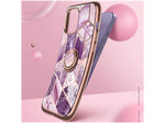 i-Blason Cosmo Snap Rugged Case for iPhone 12 Pro Max, Marble Purple (iPhone2020-6.7-CosSnap-Ameth)