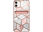 i-Blason Cosmo Wallet Case for iPhone 12 mini, Marble Pink (iPhone2020-5.4-CosCard-Marble)