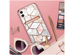 i-Blason Cosmo Wallet Case for iPhone 12 mini, Marble Pink (iPhone2020-5.4-CosCard-Marble)