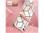 i-Blason Cosmo Wallet Case for iPhone 12 mini, Marble Pink (iPhone2020-5.4-CosCard-Marble)