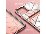 i-Blason Cosmo Wallet Case for iPhone 12 mini, Marble Pink (iPhone2020-5.4-CosCard-Marble)